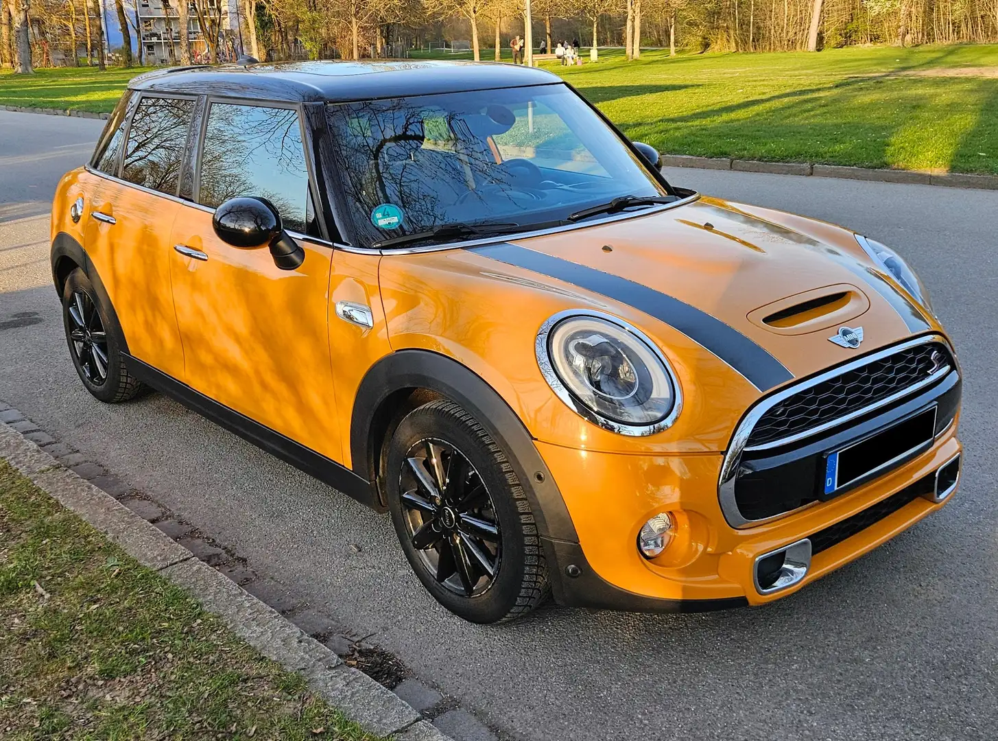 MINI Cooper S 4/5 T | Head Up | Leder | Kamera | LED Portocaliu - 1