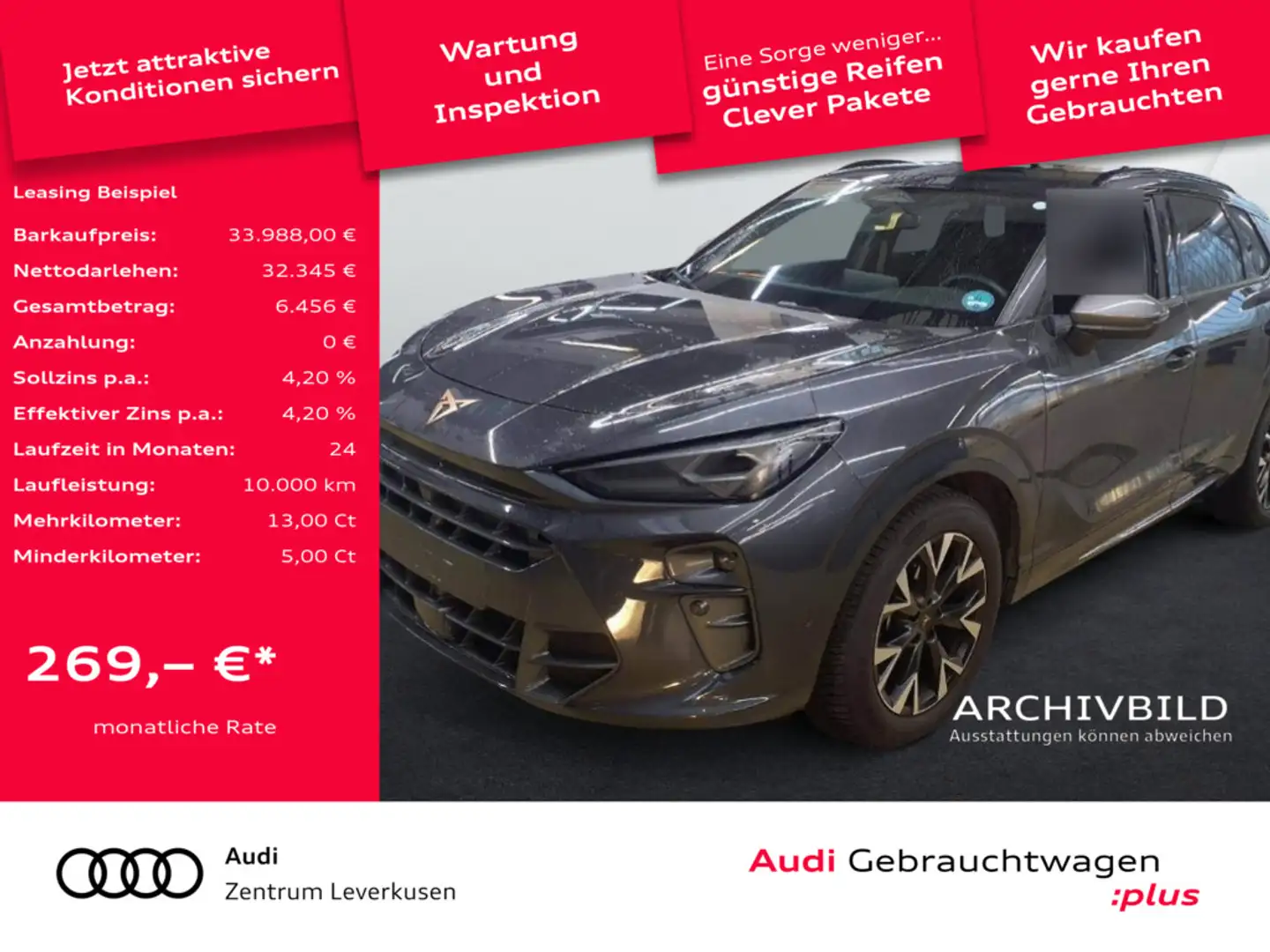 CUPRA Terramar MEMORY SHZ CARPLAY LED KEYLESS PDC ACC Schwarz - 1