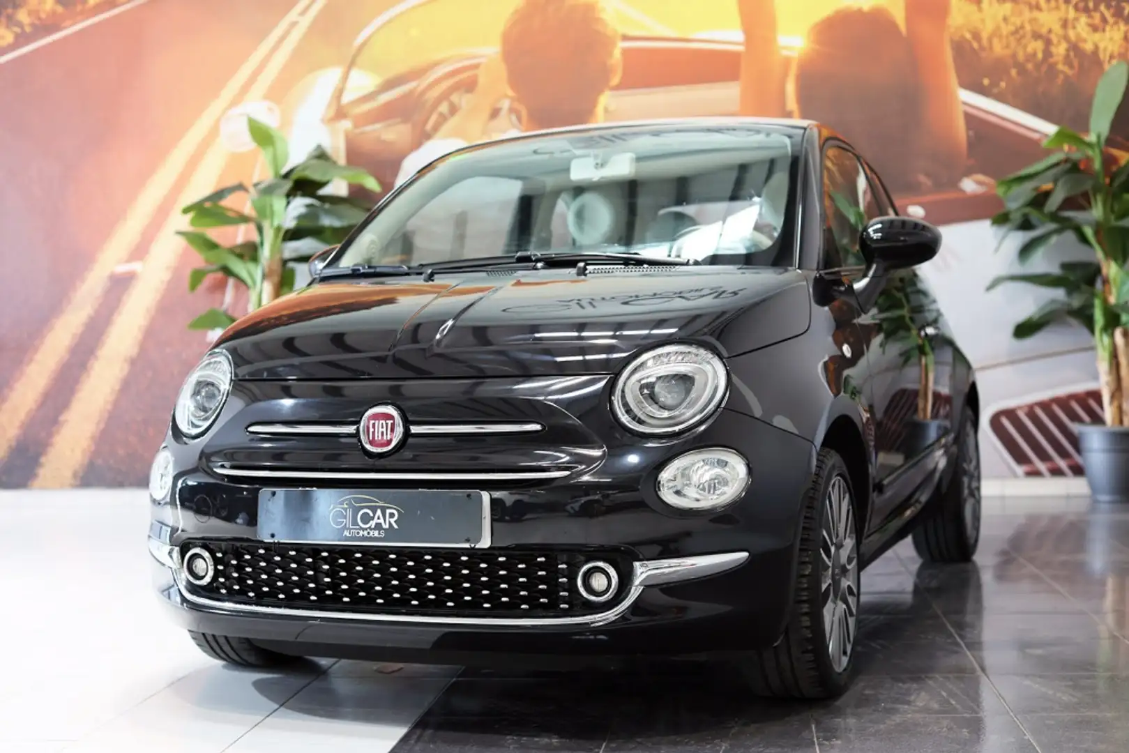Fiat 500 Lounge 1.2 Dualogic Negro - 2