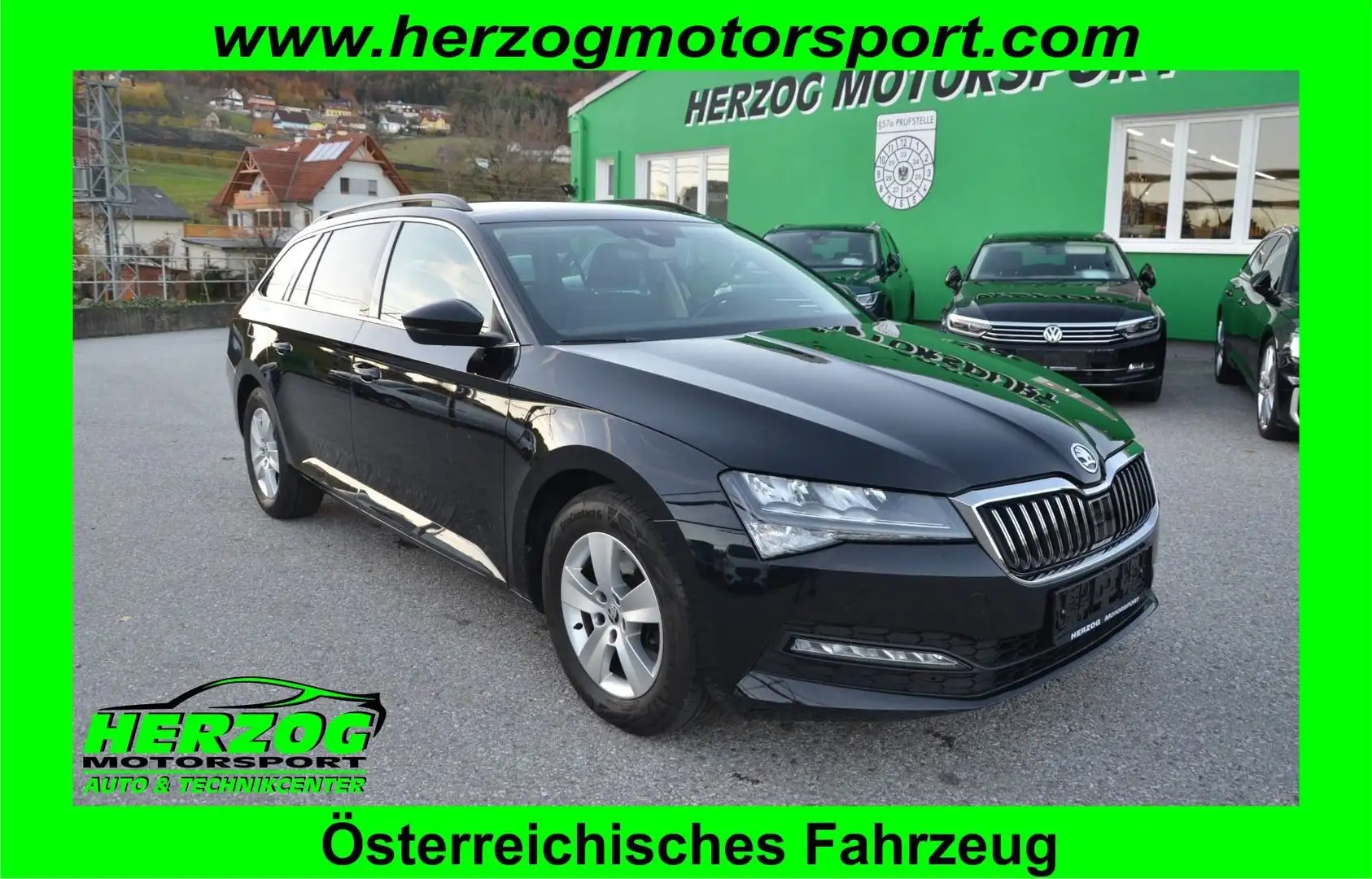 Skoda Superb Superb Kombi 2,0 TDI DSG LED AHV VIRTUAL NAVI 1.Be Noir - 1