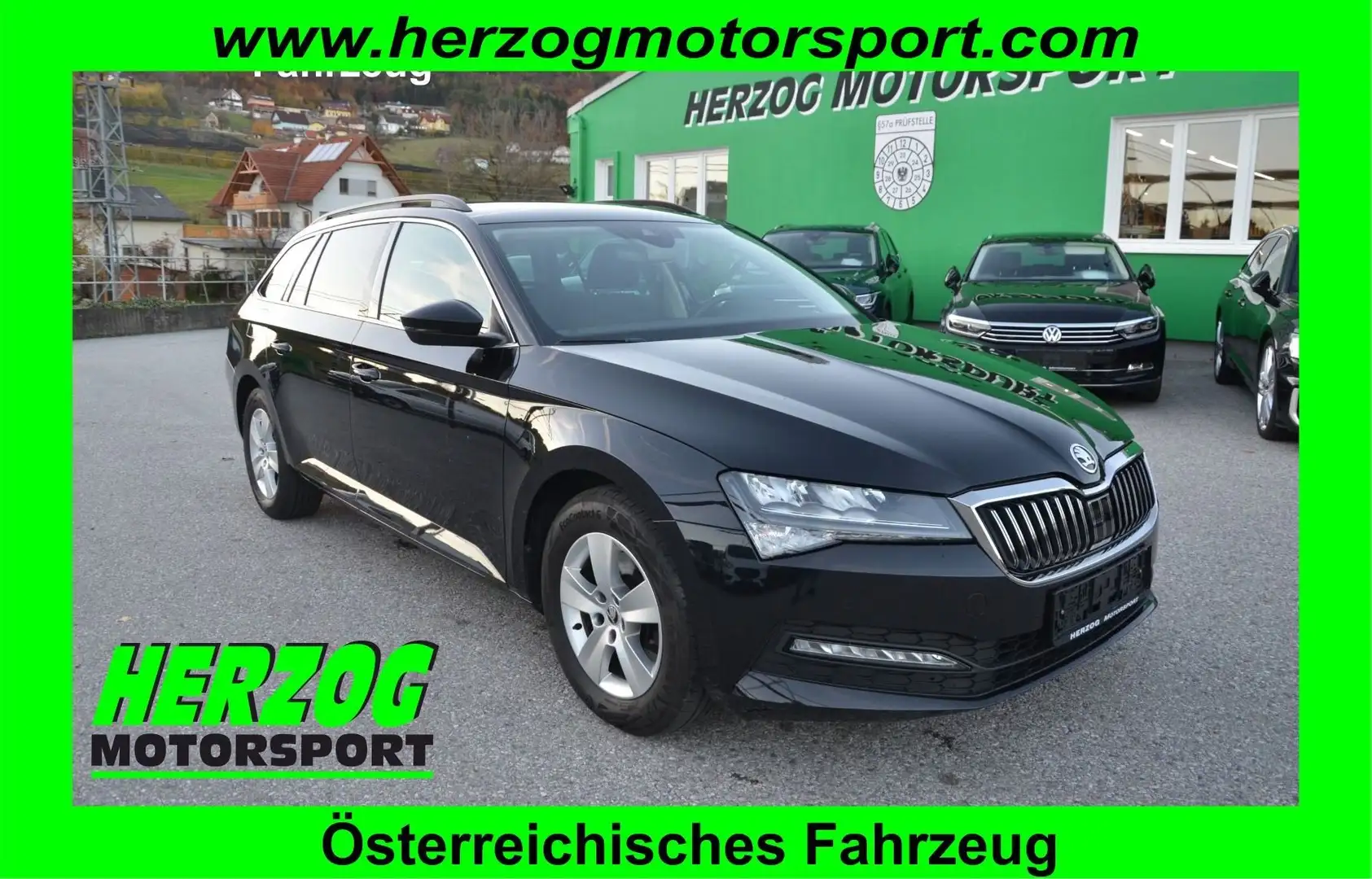 Skoda Superb Superb Kombi 2,0 TDI DSG LED AHV VIRTUAL NAVI 1.Be Noir - 1