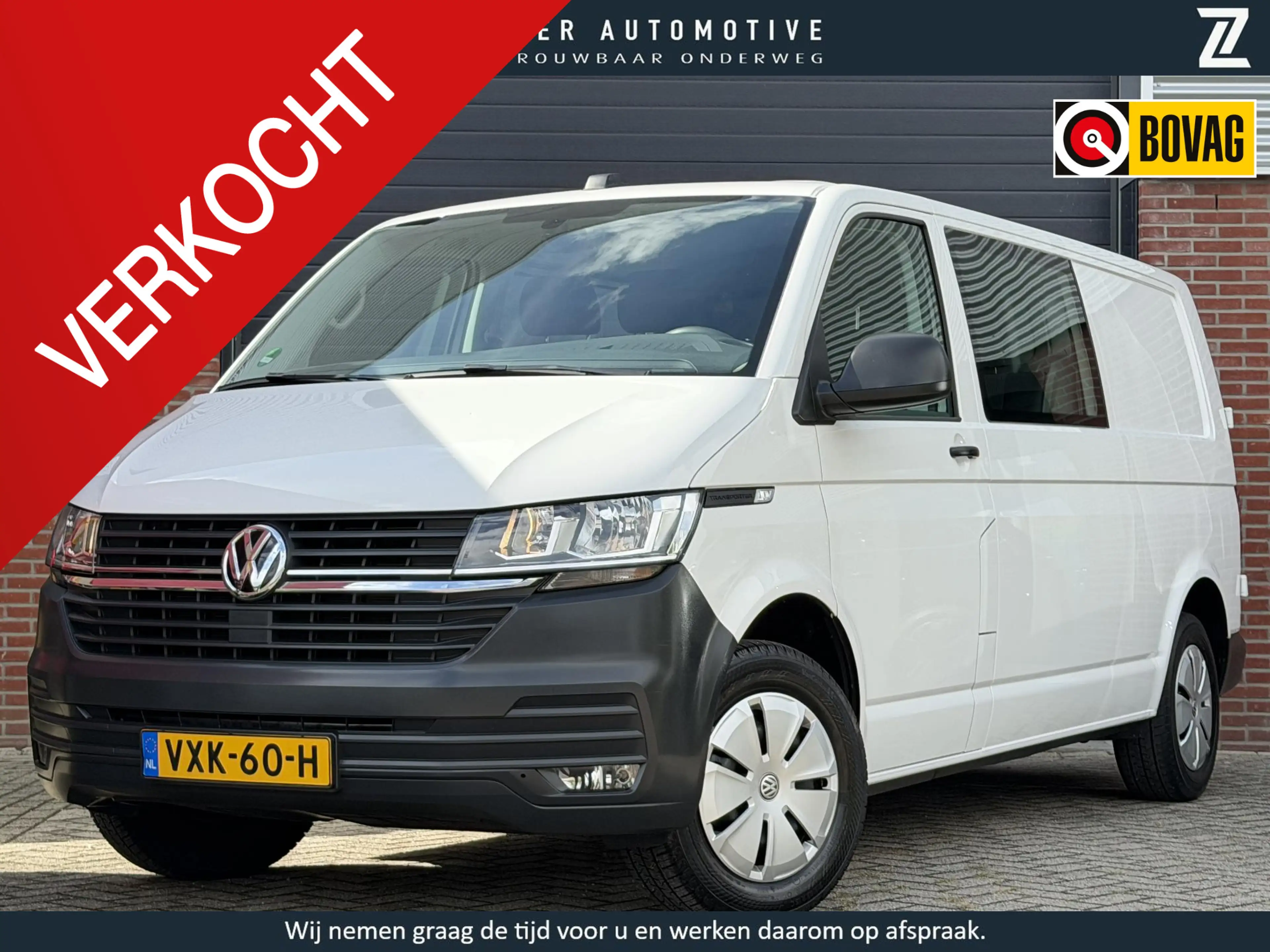 Volkswagen T6.1 Transporter 2.0 TDI L2H1 30 DC Origineel NL, Dubbele Cabine,
