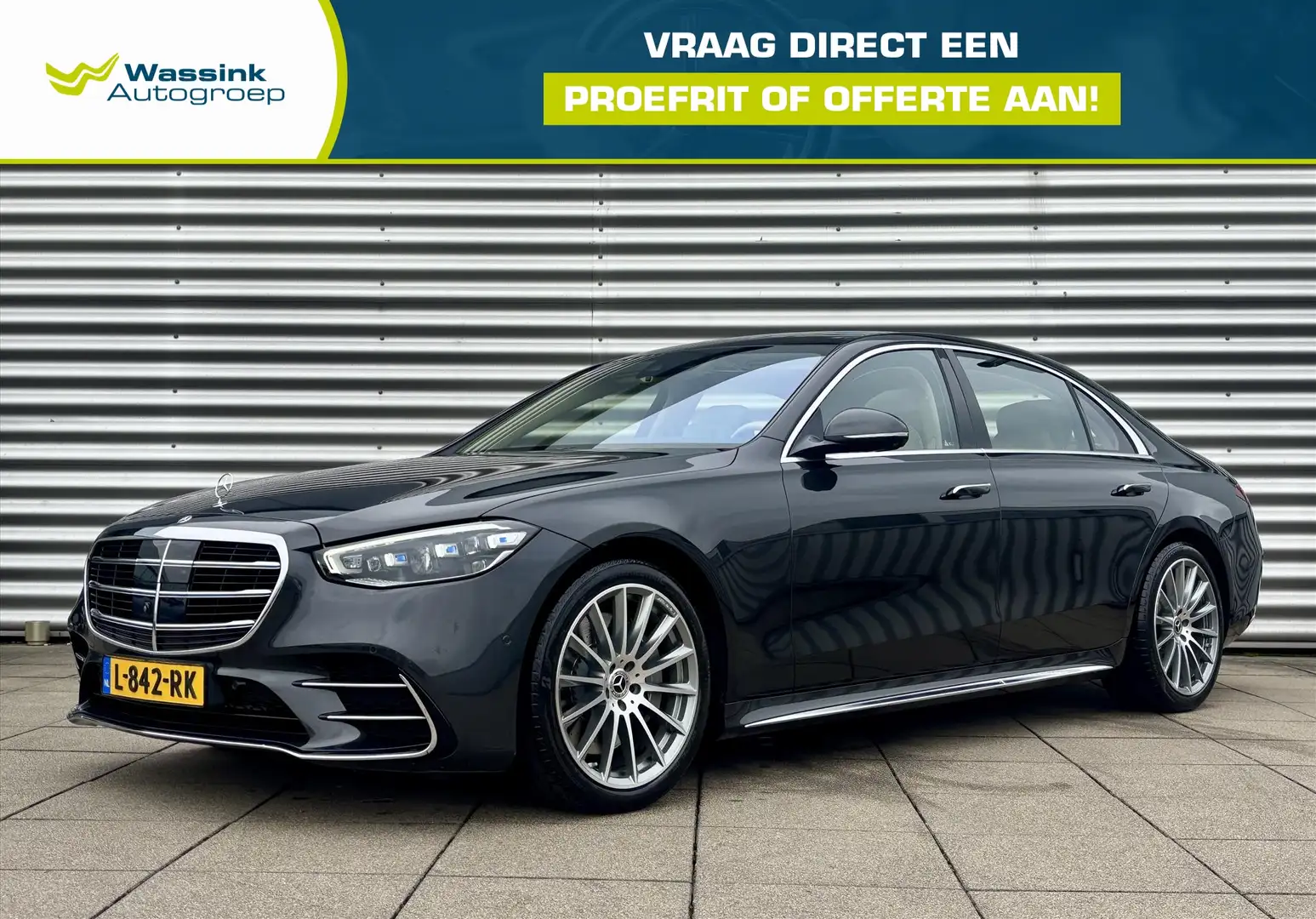Mercedes-Benz S 500 Lang 435pk 4MATIC 9G-TRONIC | Business Class-pakke Gris - 1