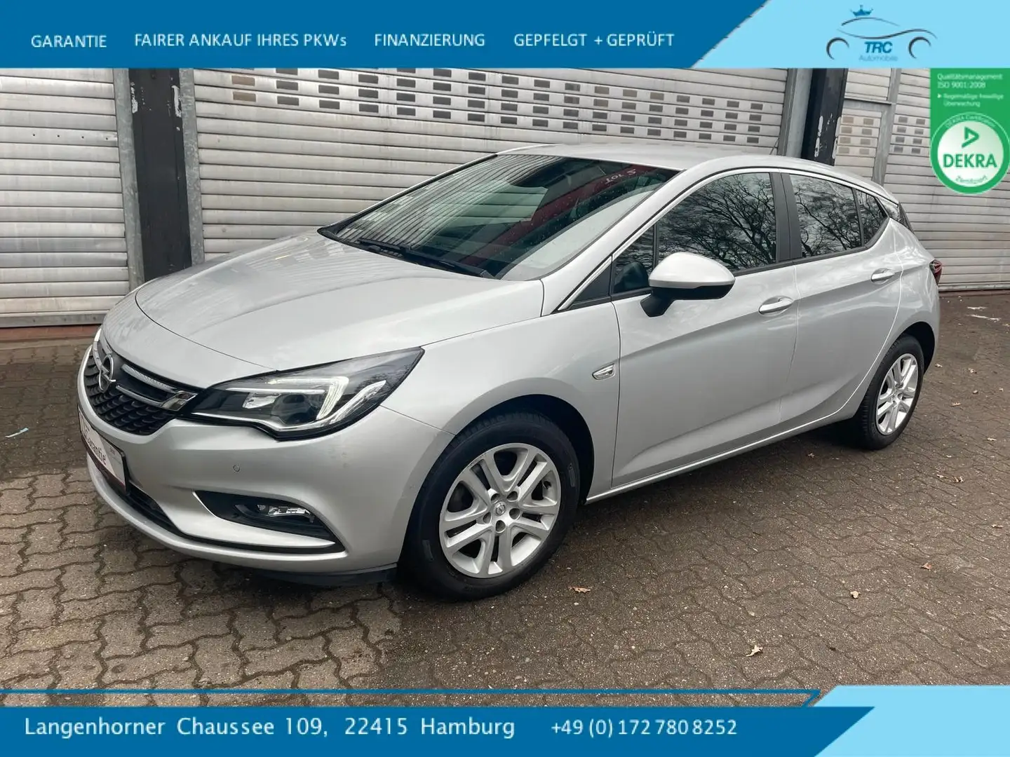 Opel Astra K Lim. 5-trg. Selection Start/Stop Silber - 1