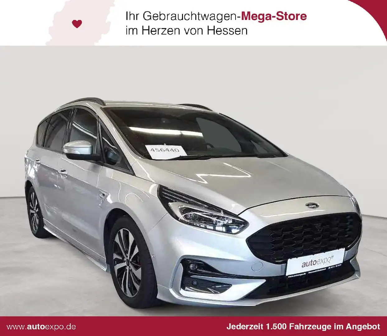 Ford S-Max S-Max 2.0 EcoBlue Aut. ST-LINE AHK KAM Srebrny - 1
