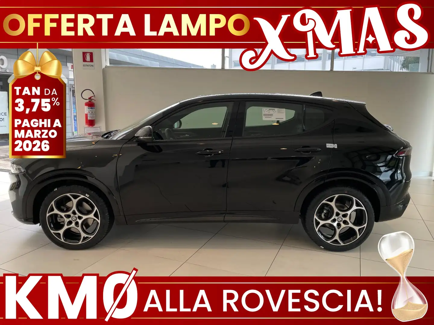 Alfa Romeo Tonale 1.5 hybrid sprint 160cv tct7 Negru - 2