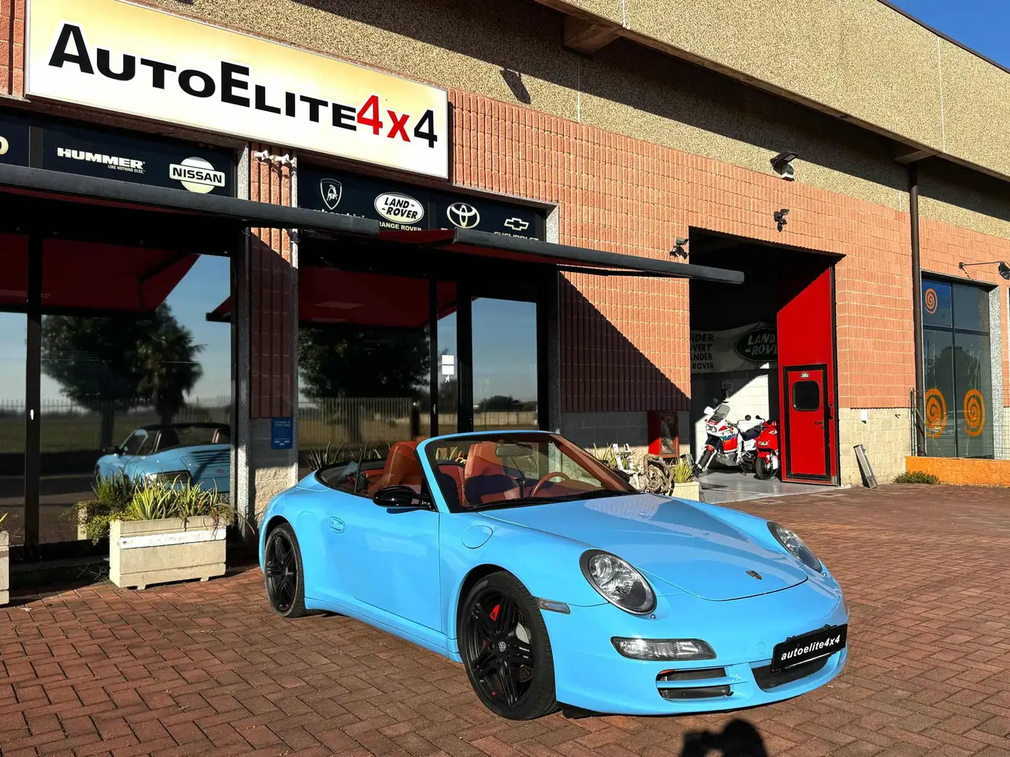 Porsche 911 997 Carrera 4S Cabriolet Bleu - 1