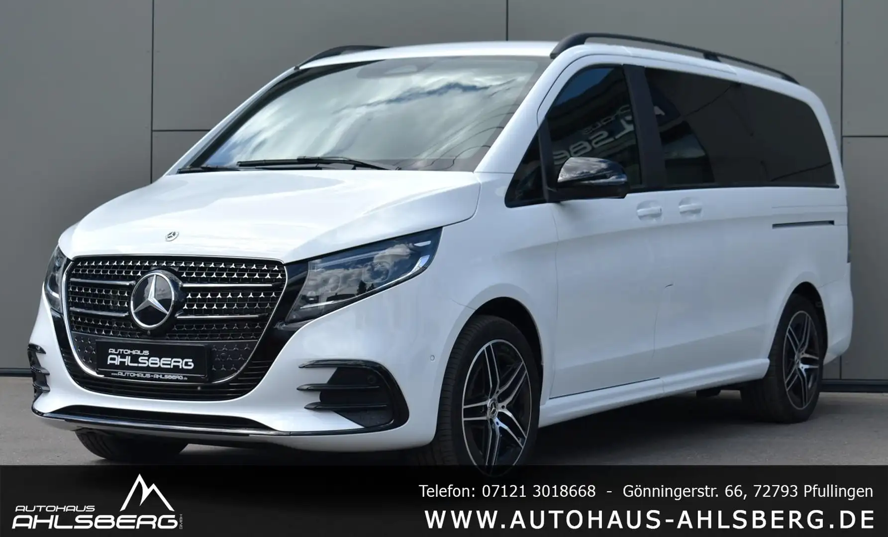 Mercedes-Benz V 300 d AMG EXCLUSIVE 4M LANG ACC/AIRMATIC/PANO/360° Blanc - 1