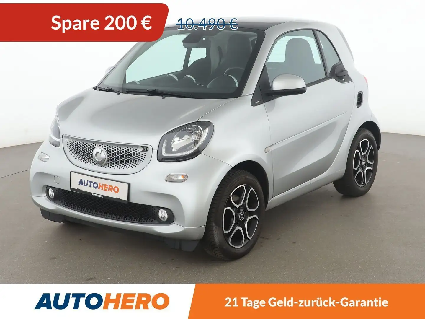 smart forTwo 1.0 Basis Prime Aut.*TEMPO*SHZ*PANO* Silber - 1