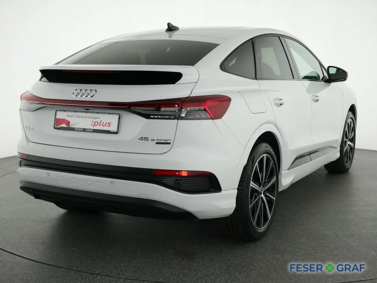 Audi Q4 e-tron Sportback 45 e-tron q. S line Int/Matrix/Pano/ACC/ Weiß - 2