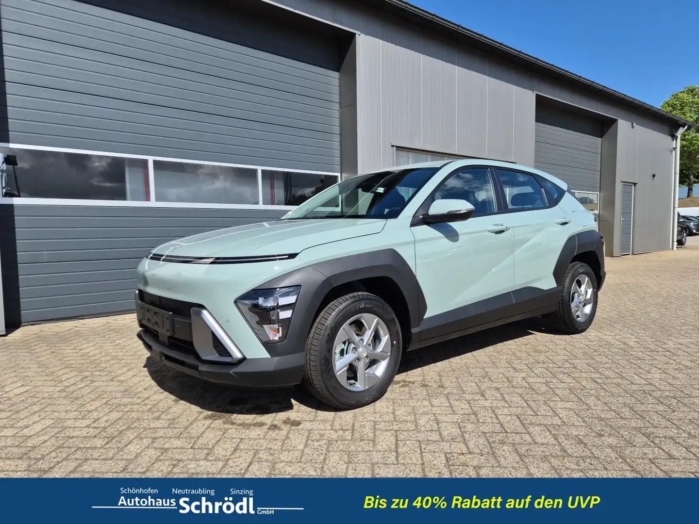 Hyundai KONA Select 1.6 GDI 129PS Hybrid Automatik MY2025 Vo... Grün - 1