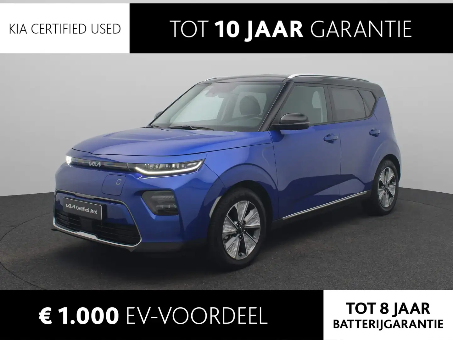 Kia Soul e-Soul DynamicPlusLine 64 kWh | Camera | Cruise Co Blauw - 1