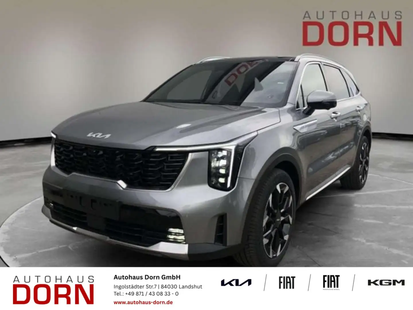 Kia Sorento Platinum 1.6T HEV AWD 360 Kamera Glasda Grau - 1