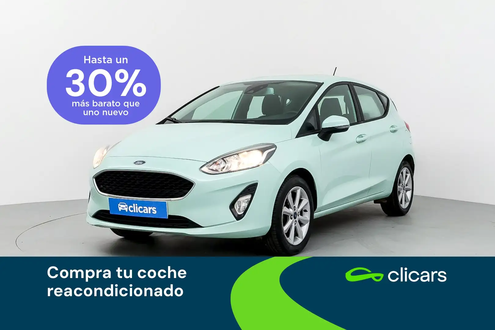 Ford Fiesta 1.1 Ti-VCT Trend Azul - 1