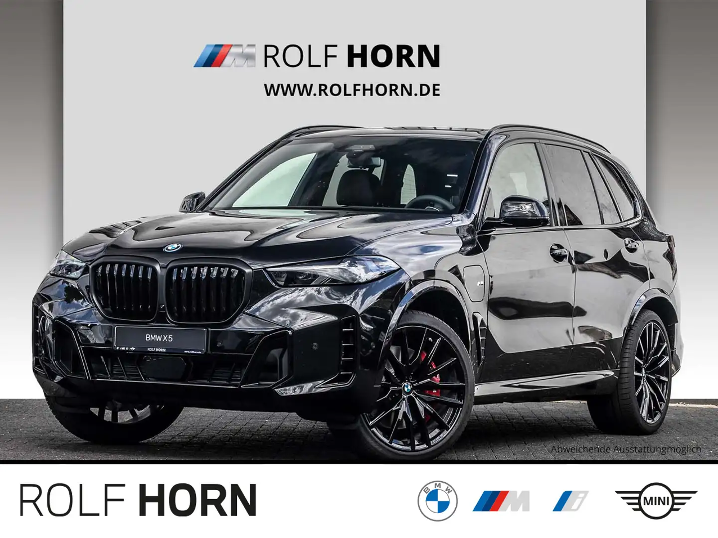 BMW X5 xDrive50e M Sport HUD AHK Pano 360 har/kar Schwarz - 1