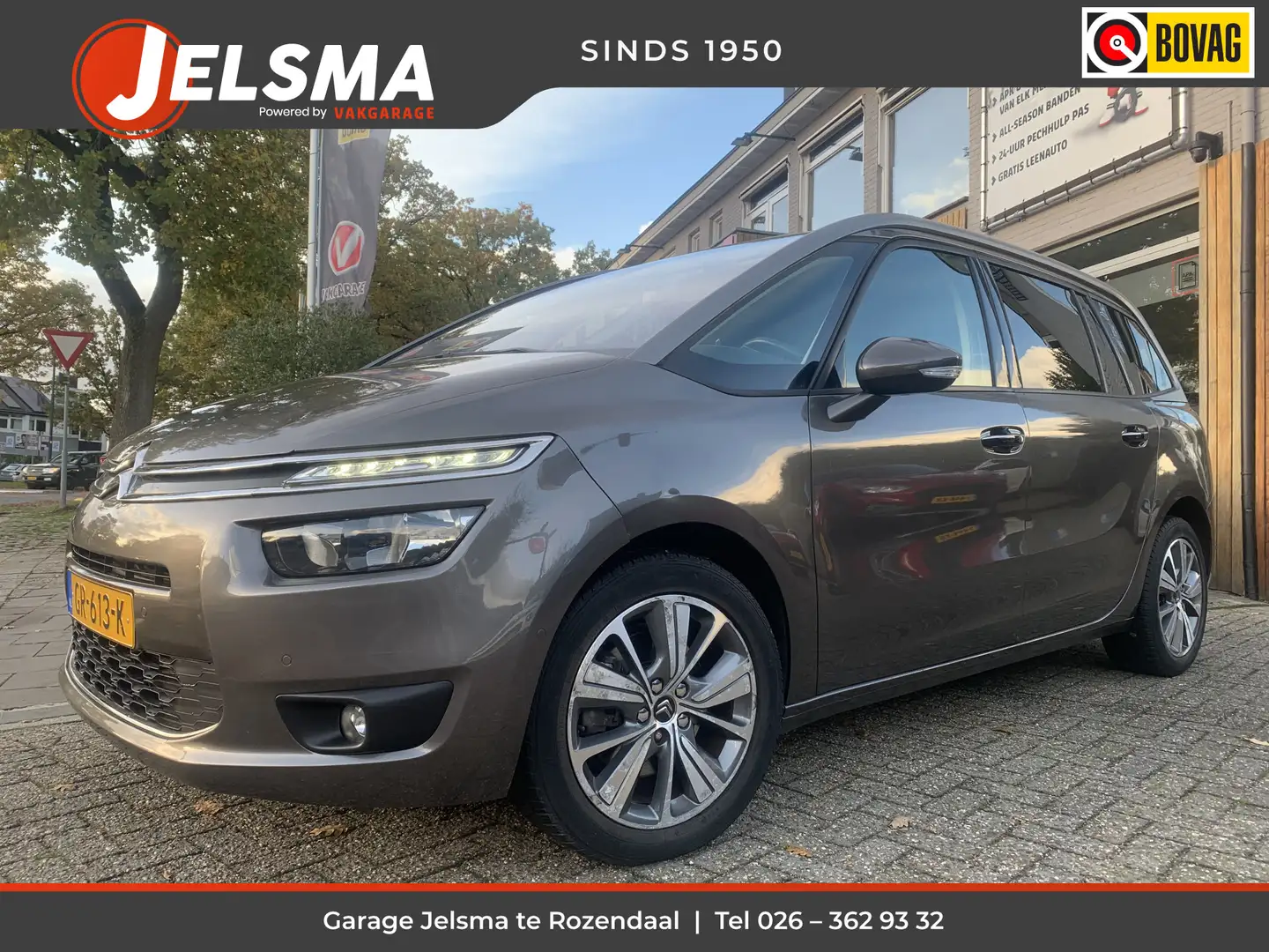 Citroen Grand C4 Picasso 1.6 e-THP 165pk Aut6 7p., Navi | Clima | Camera Grijs - 1
