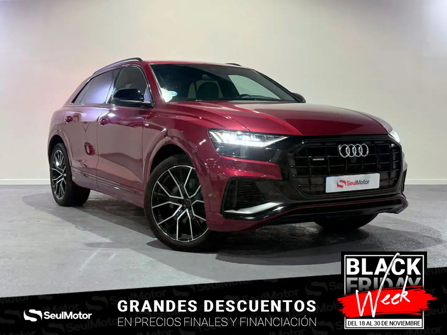 Audi Q8 45 TDI Black line quattro tiptronic Mauve - 1