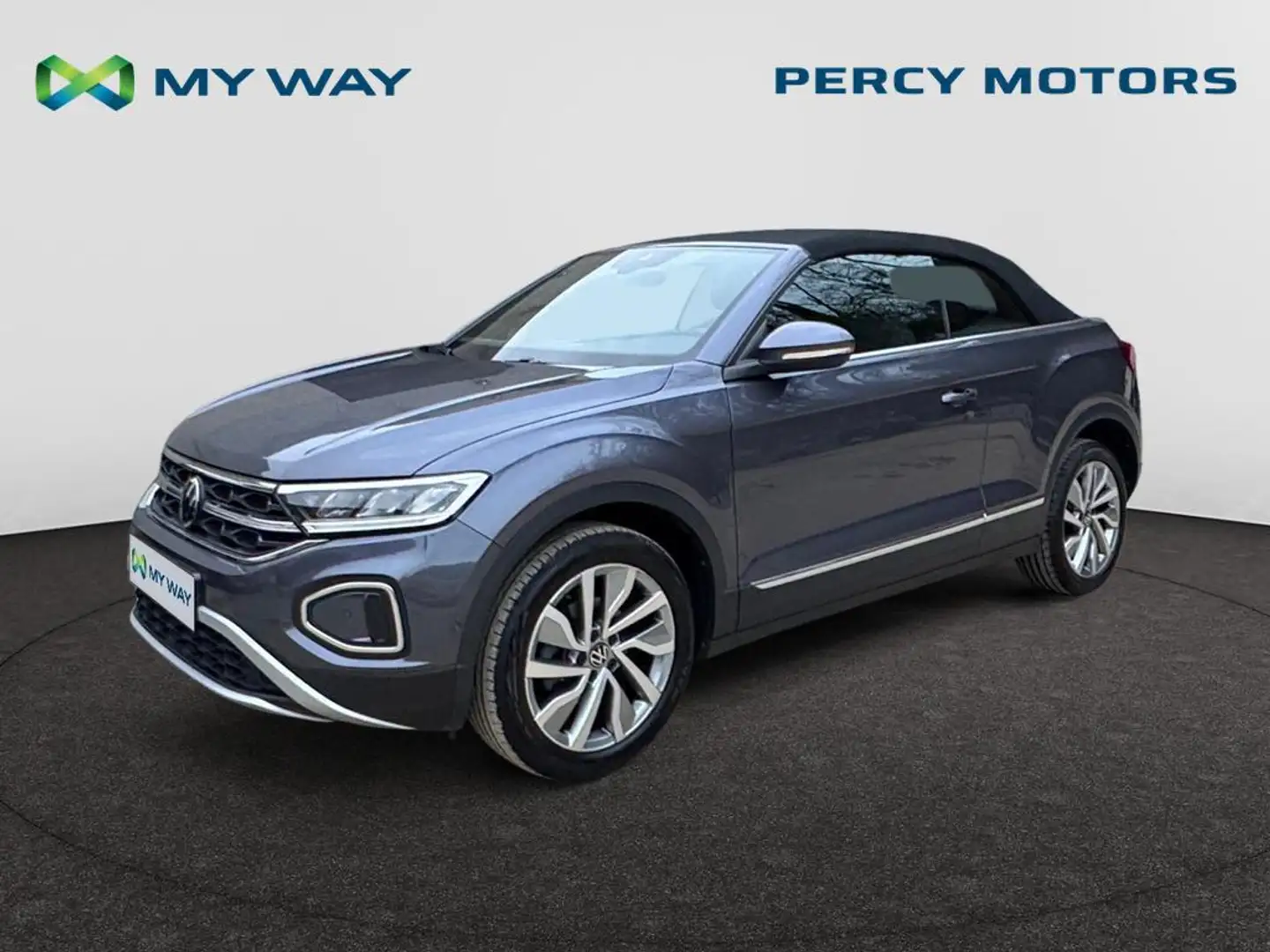 Volkswagen T-Roc T-Roc Cabrio Style Business 1.5 TSI 110 kW (150 ch) 7 vitesses DSG Gris - 1