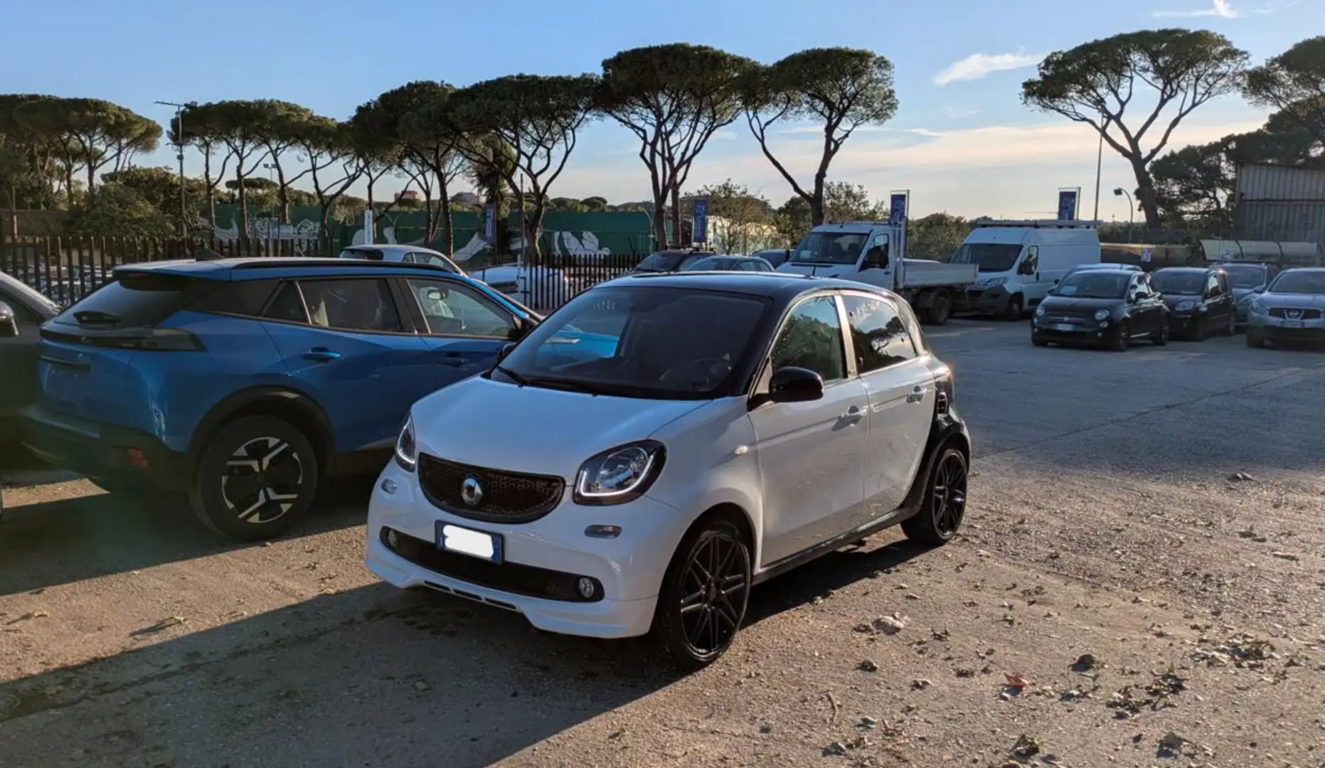smart forFour TURBO 0.9cc 90cv CRUISE CONTROL CERCHI IN LEGA Bianco - 2