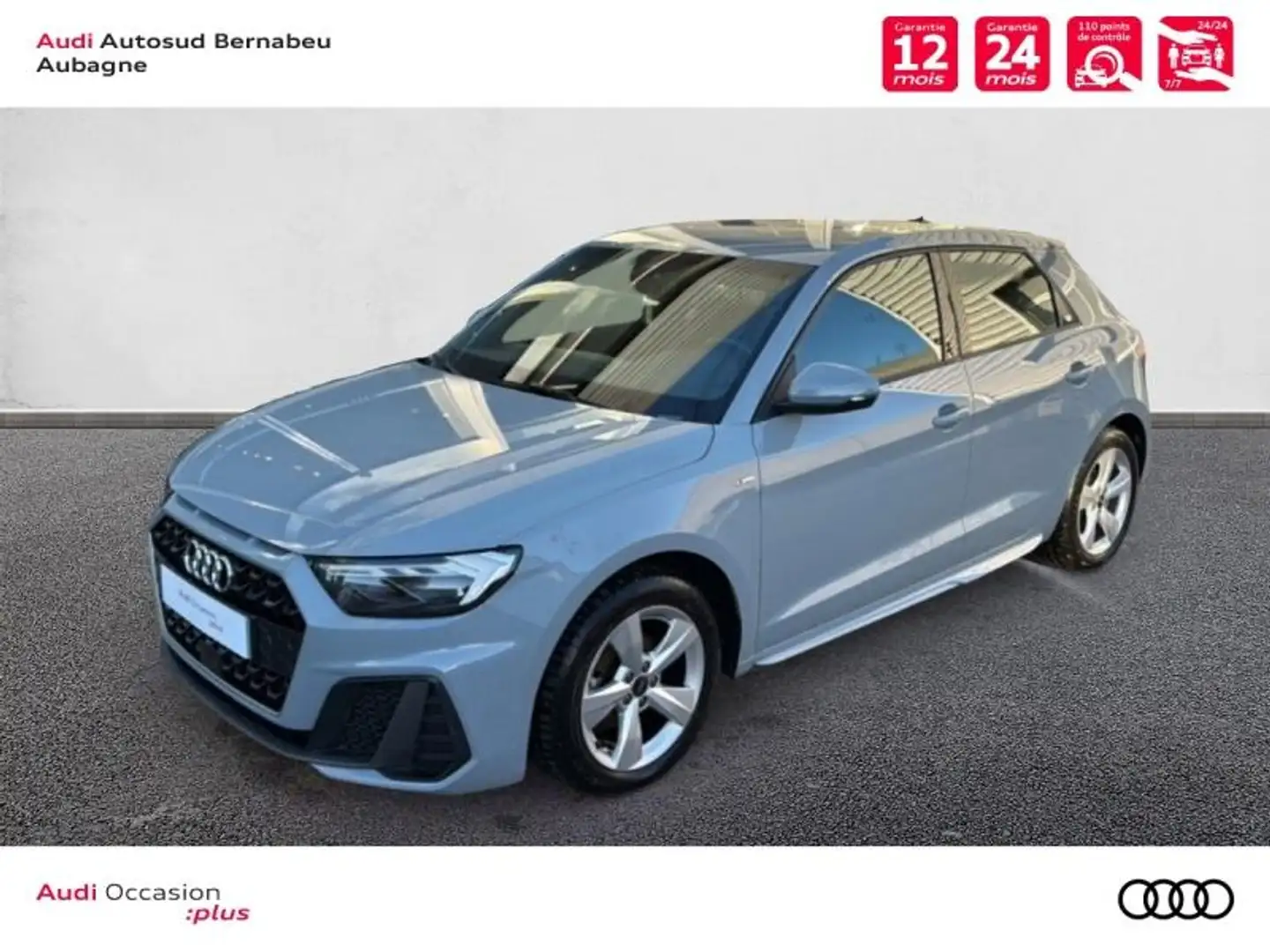 Audi A1 25 TFSI 95ch S line Gris - 1