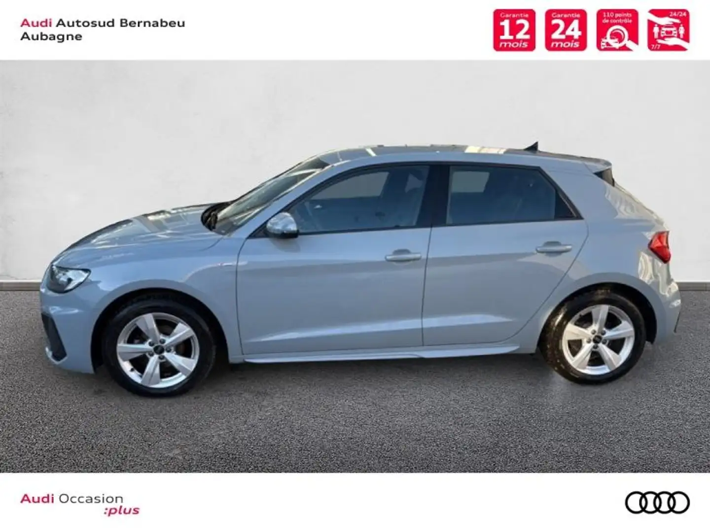 Audi A1 25 TFSI 95ch S line Gris - 2