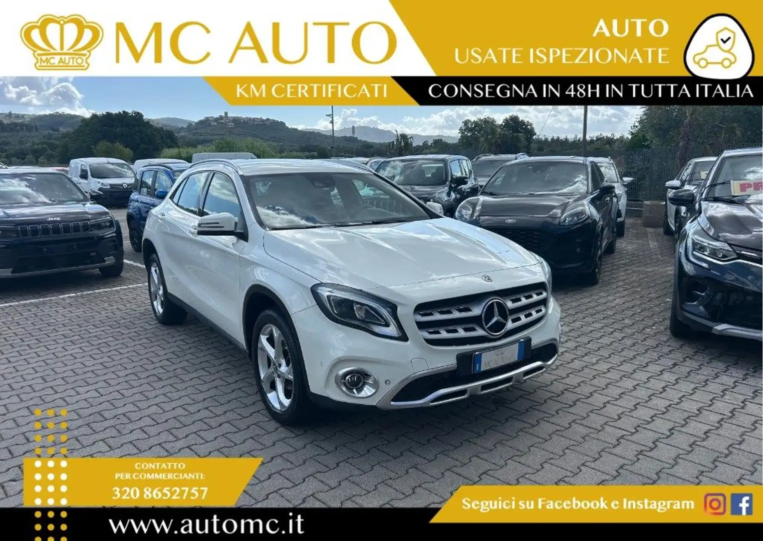 Mercedes-Benz GLA 200 d Automatic 4Matic Premium Bianco - 1