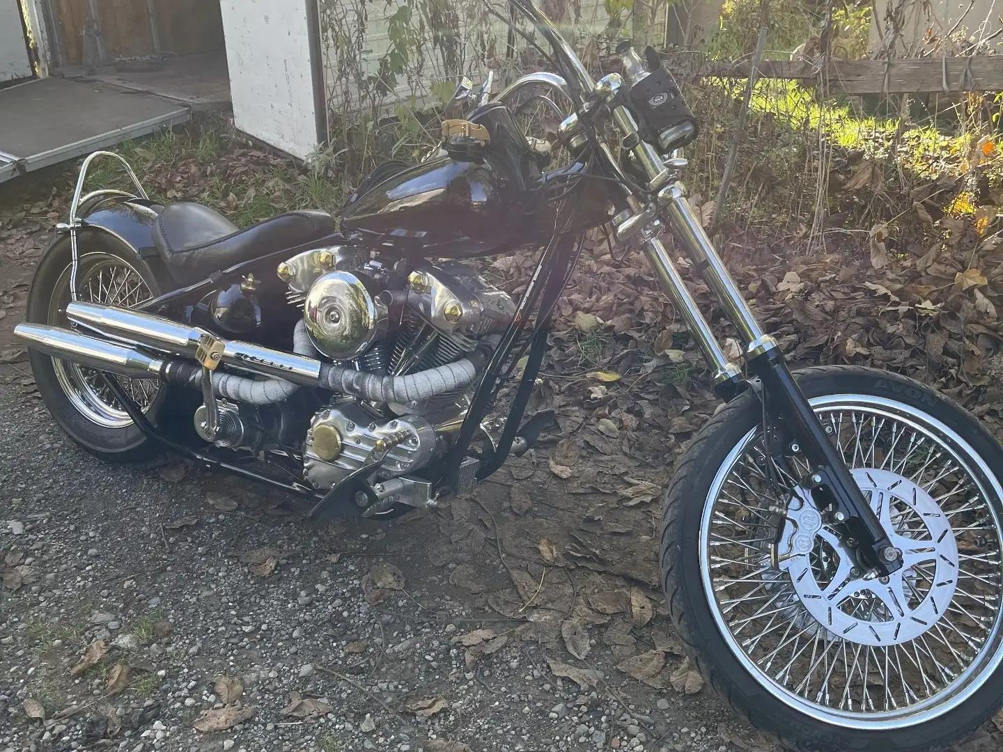 Harley-Davidson Custom Bike Negru - 2