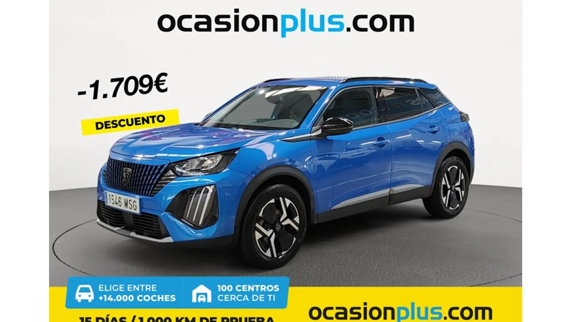 Peugeot 2008 1.2 PureTech S&S Allure EAT8 130 Blau - 1