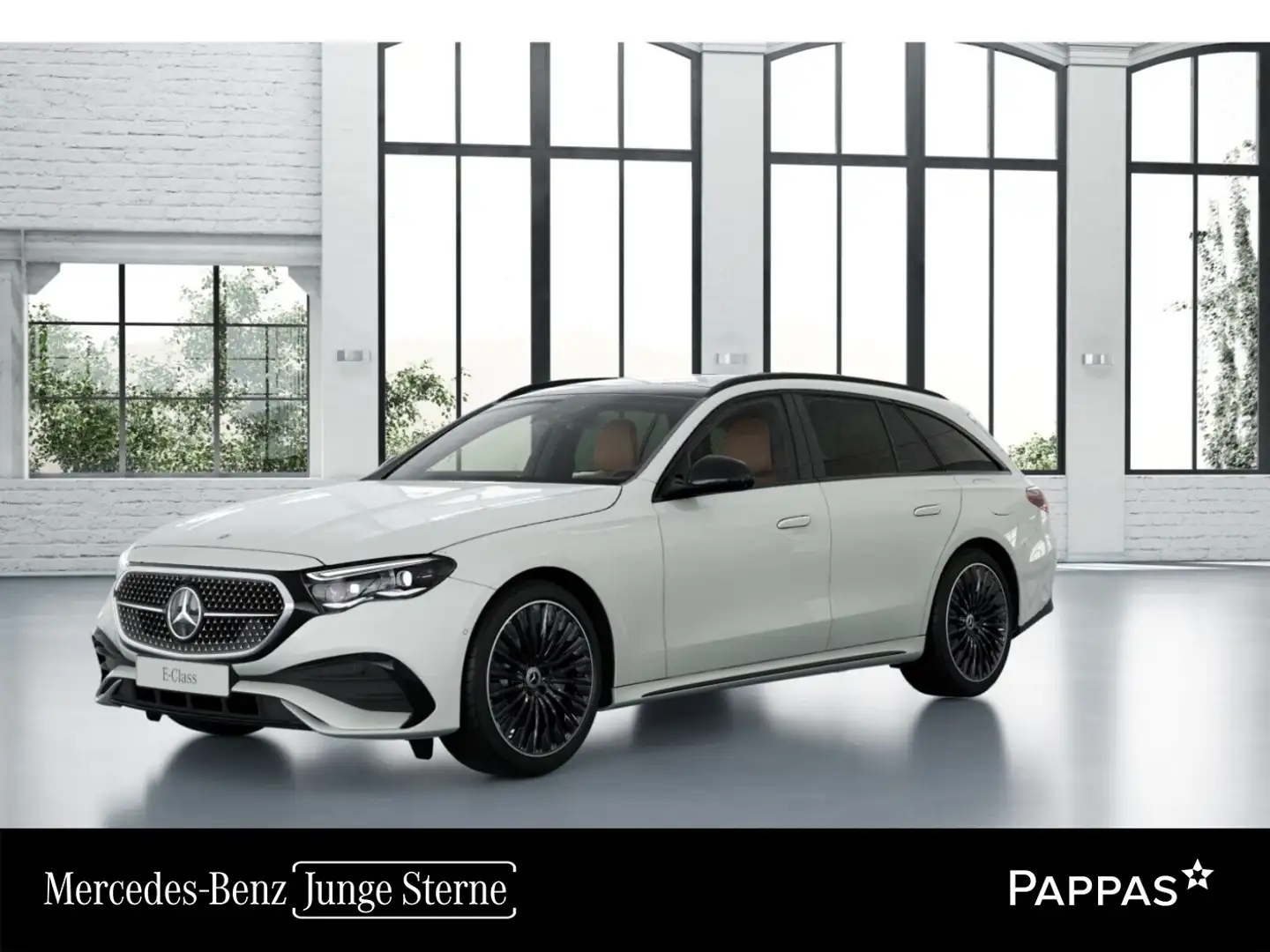 Mercedes-Benz E 300 de 4MATIC mit EQ Hybrid Technologie T-Modell Öster Weiß - 1