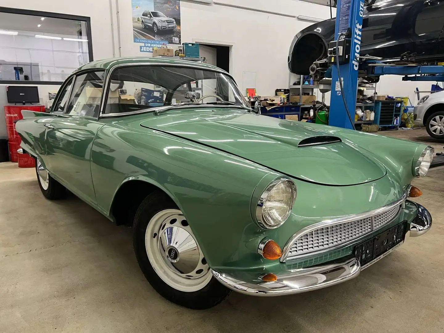 Oldtimer Auto Union SP 1000 KOMPLETT-RESTAURATION (100 km) Зелений - 1