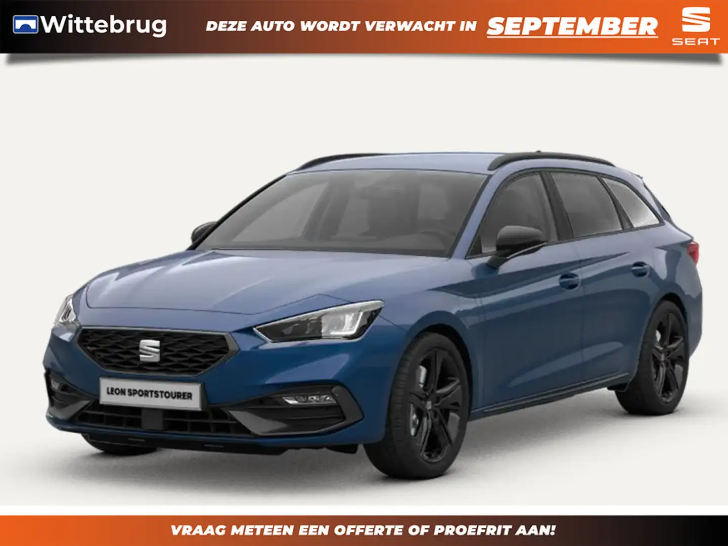 SEAT Leon e-Hybrid Sportstourer 1.5 TSI FR Business Blauw - 1