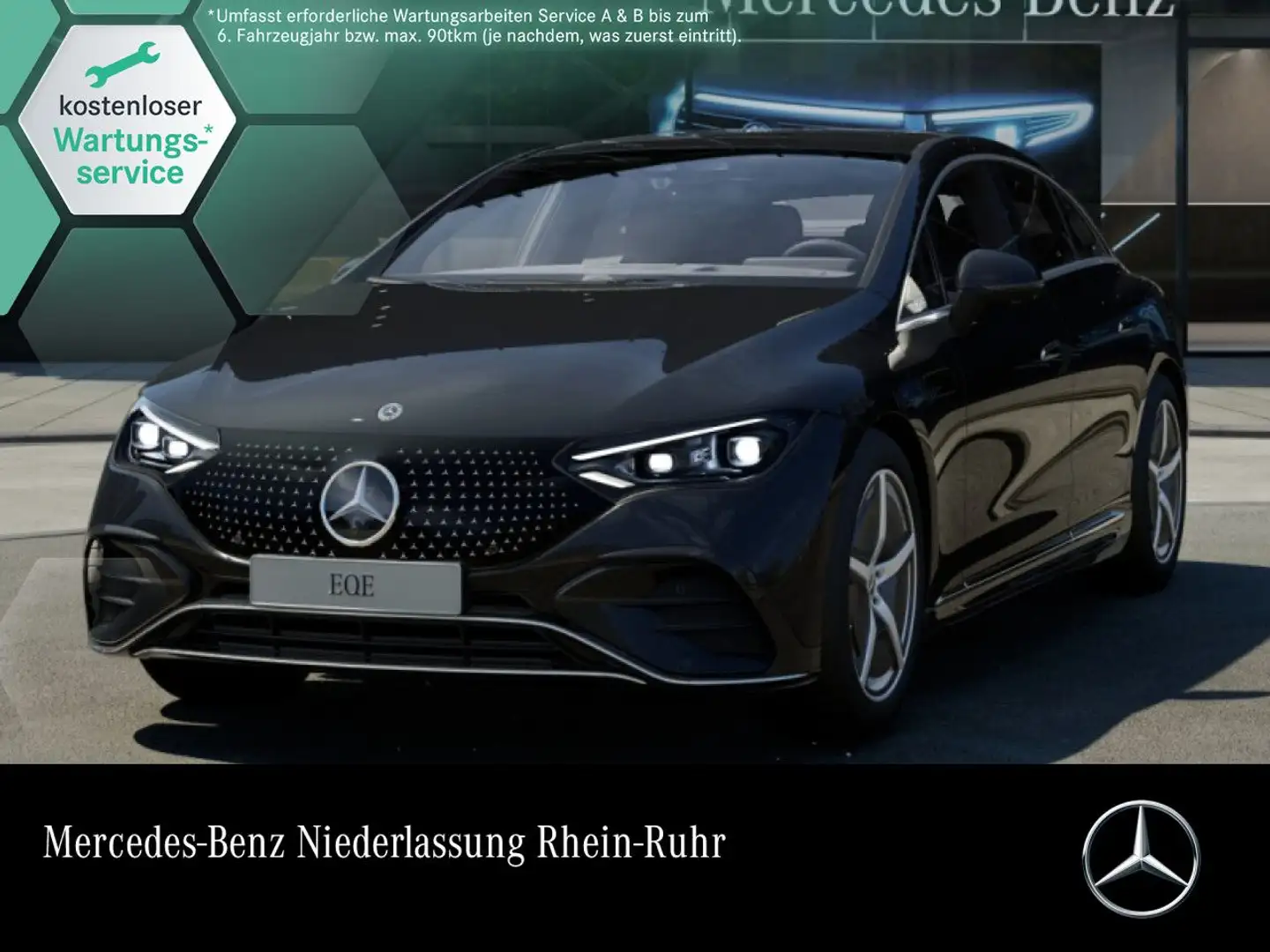Mercedes-Benz EQE 350 Sport-AMG ALU 20" Distronic Headup Leder Noir - 1