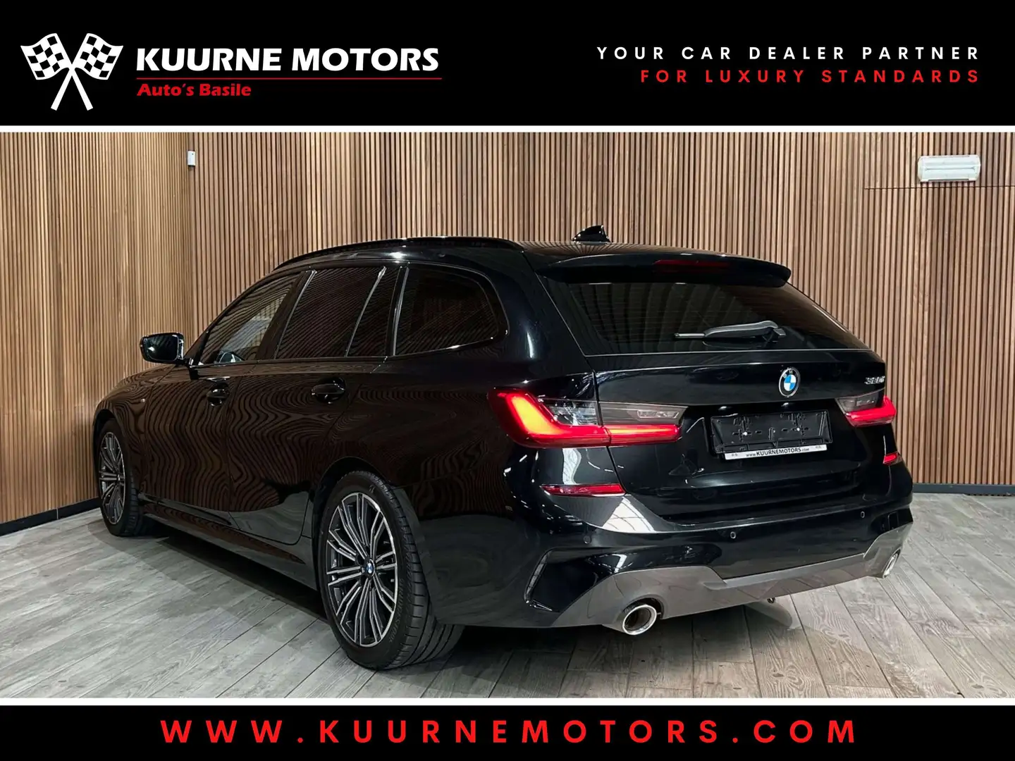 BMW 320 dA Touring M Pack Alu18\/Acc/Gps/Pdc *1j garantie* Noir - 2