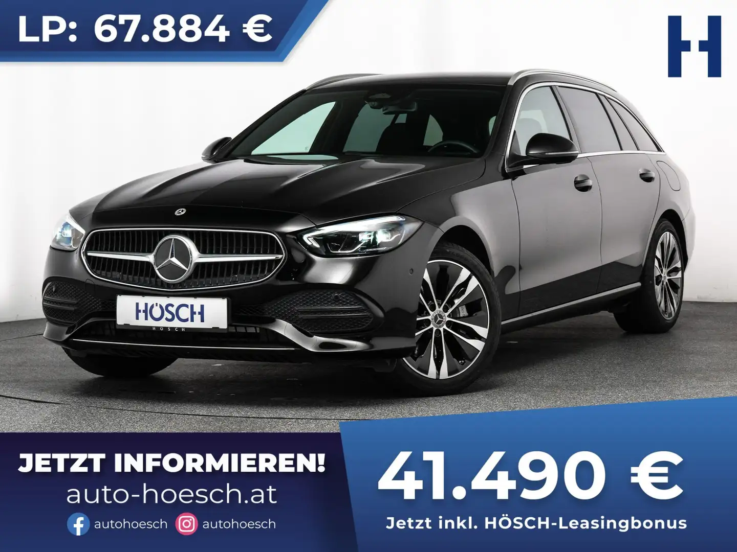 Mercedes-Benz C 300 e T AVANTGARDE ADVANCED PLUS AHK ACC WINTER Schwarz - 1