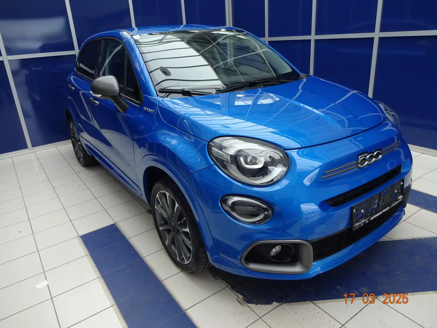 Fiat 500X Hybrid 130 7-Gang eDCT Sport Bleu - 1