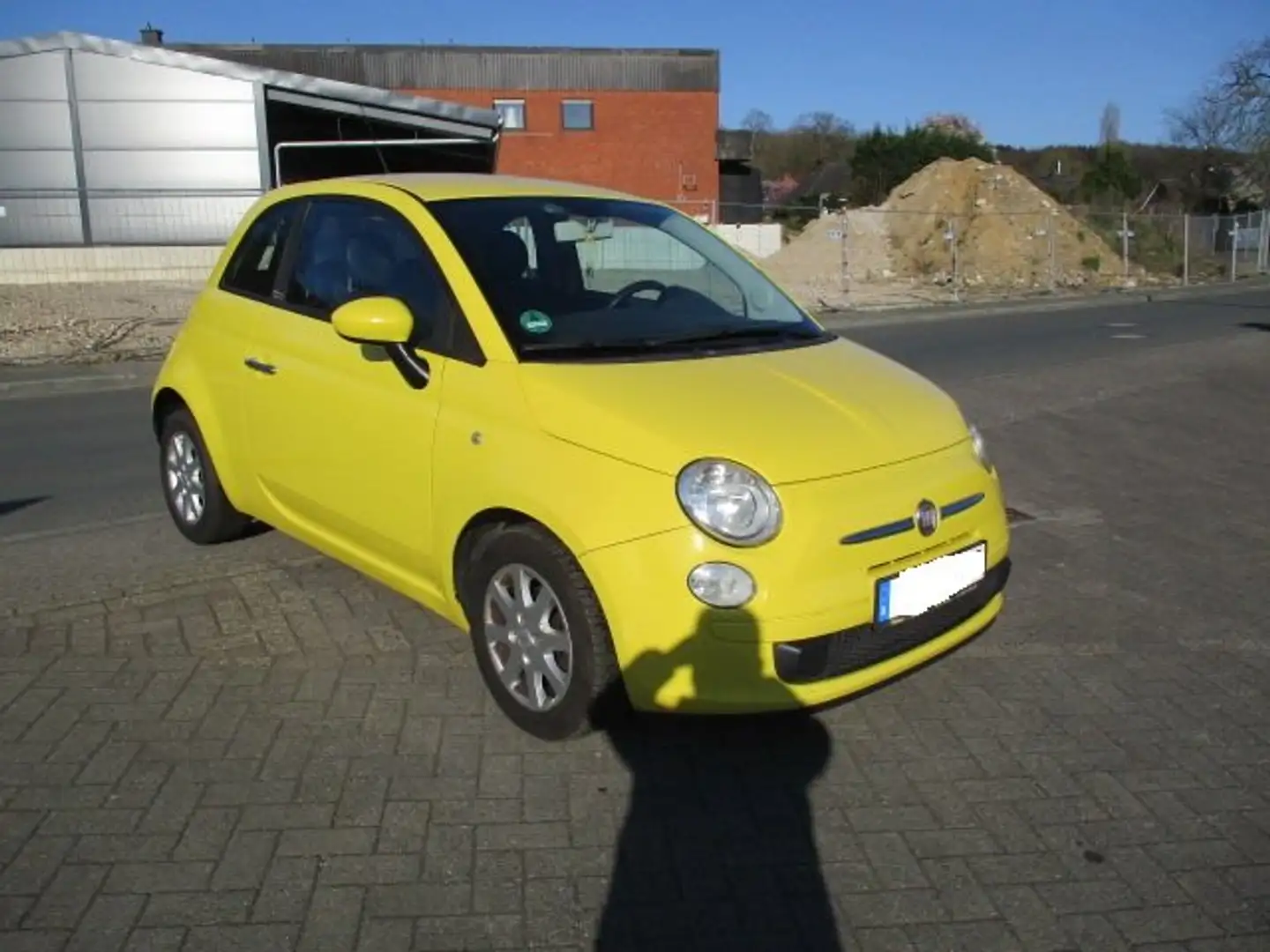 Fiat 500 1.2 Dualogic Lounge Geel - 2
