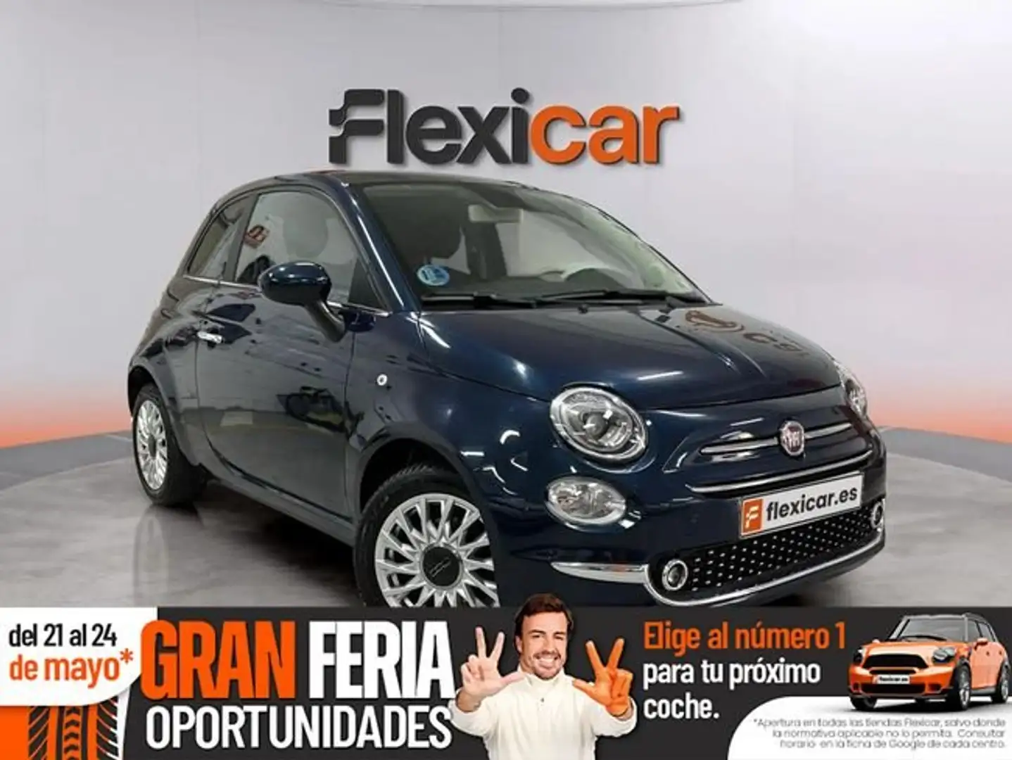Fiat 500 Monotrim 1.0 Hybrid 51KW (70 CV) Azul - 1
