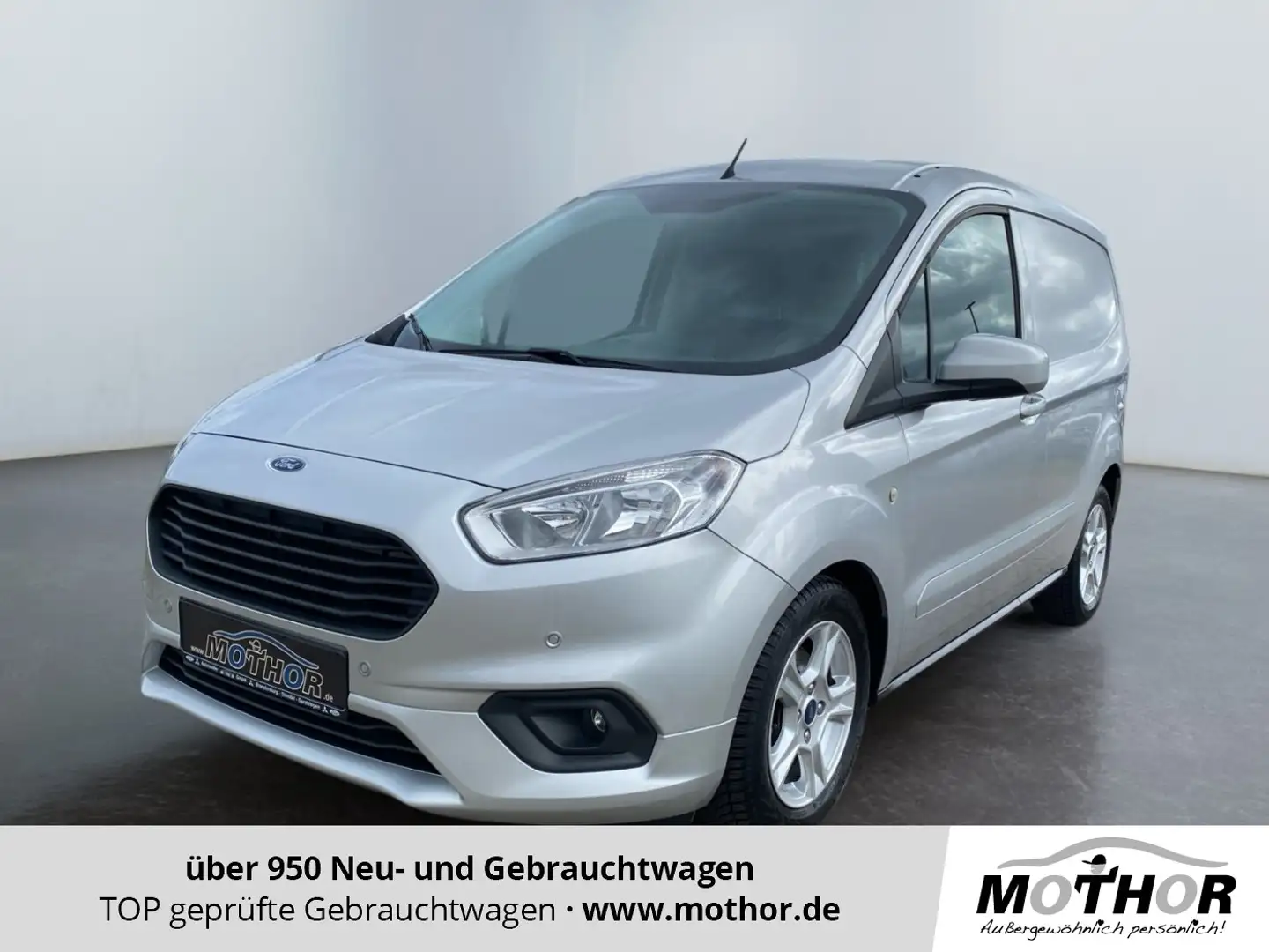 Ford Transit Courier Limited 1.0 EcoBoost TEMP+PDC+SHZ Silber - 1