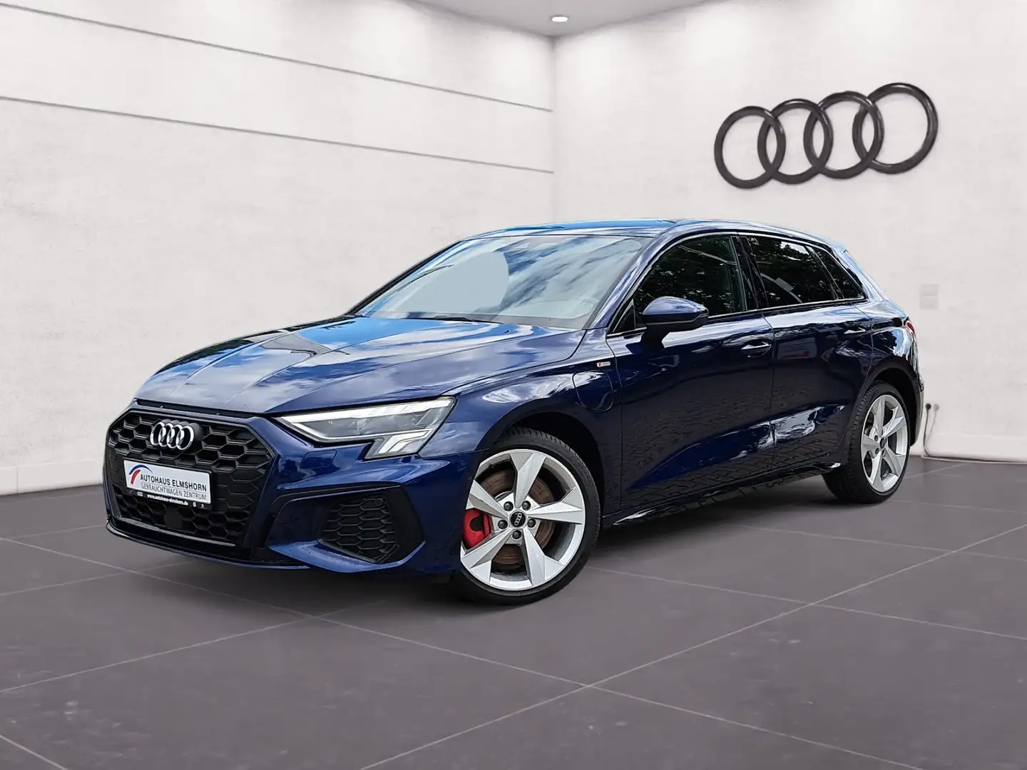 Audi A3 Sportback S line 45 TFSIe S tronic NAV KAM LED 18 Blau - 2