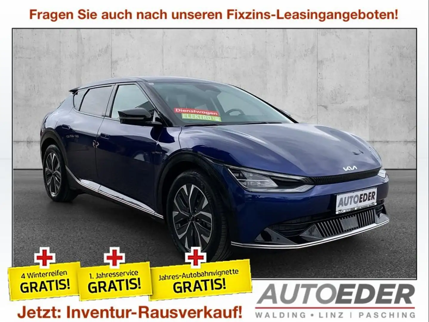 Kia EV6 AWD Plus Aut. Blau - 1