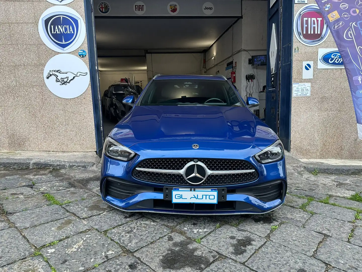 Mercedes-Benz C 220 Classe C-S206SW d mhev AMG LINE PREMIUM PLUS Blauw - 2