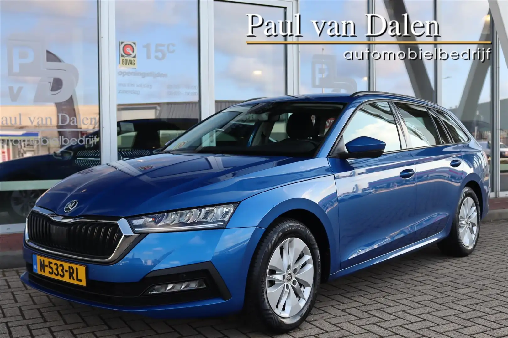 Skoda Octavia Combi 1.0 e-TSI MHEV AUTOMAAT BUSINESS Trekhaak | Bleu - 1