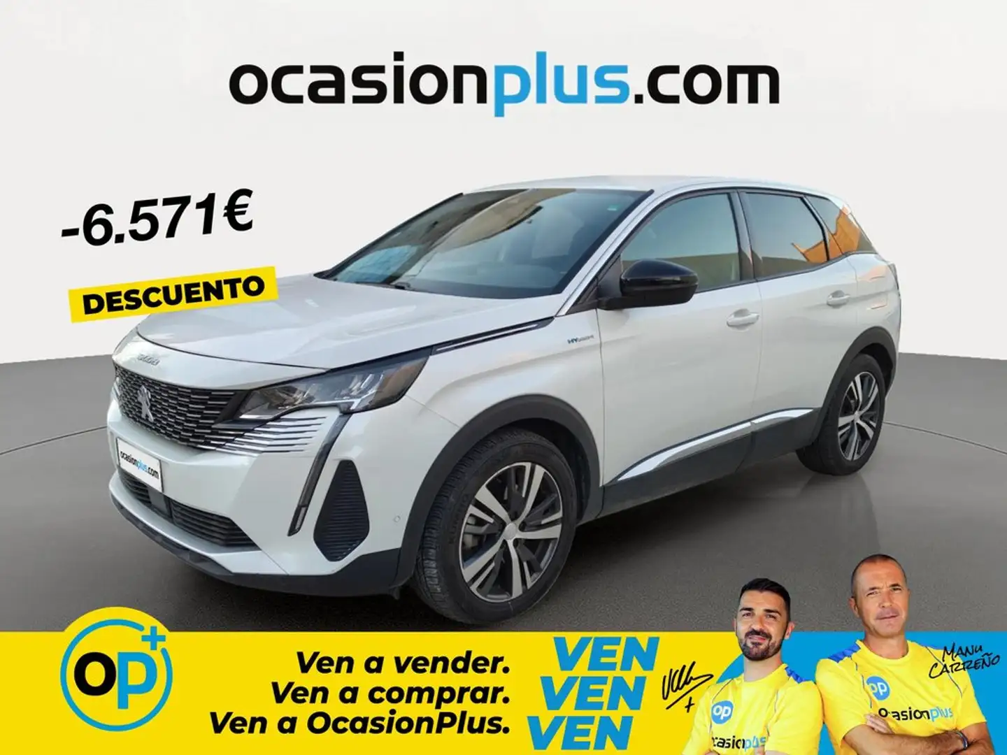 Peugeot 3008 HYB PHEV 300 Allure Pack AWD e-EAT8 Blanco - 1