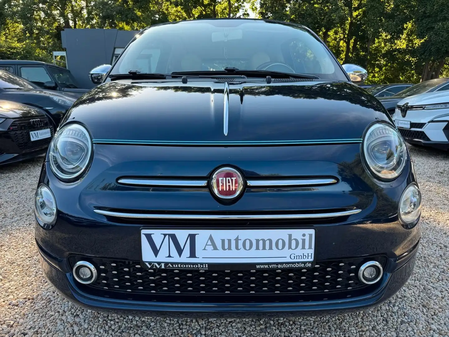 Fiat 500 Cabrio Automatik Riva EDITION Allwetter Bleu - 2