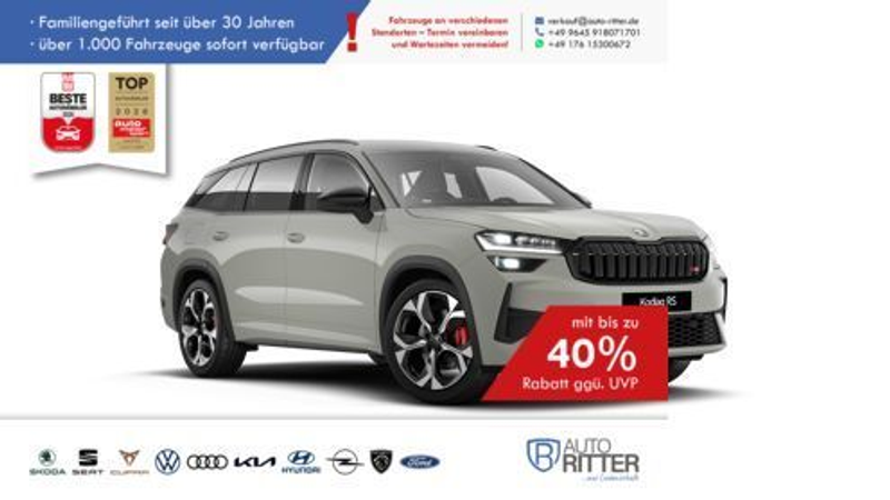 Skoda Kodiaq RS ACC|HuD|AHK|RFK|Matrix|LED|Navi|Car...