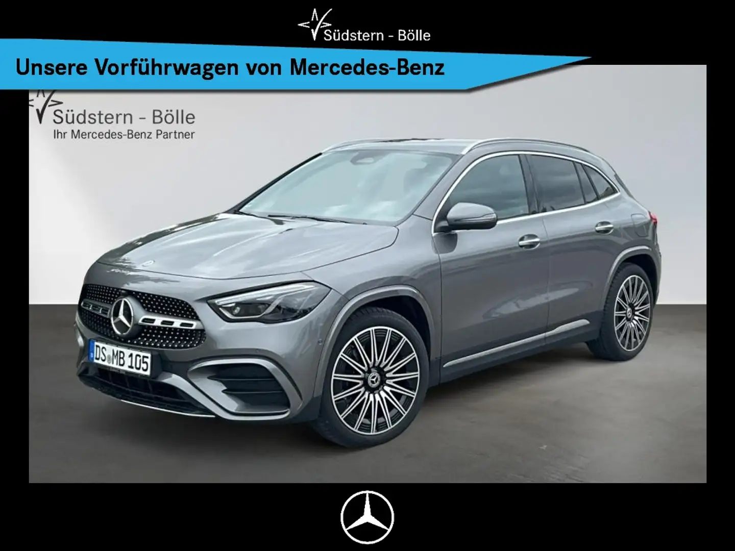 Mercedes-Benz GLA 250 4M AMG+AMBIENTE+MEMORY+MULTIBEAM+MBUX Grau - 1