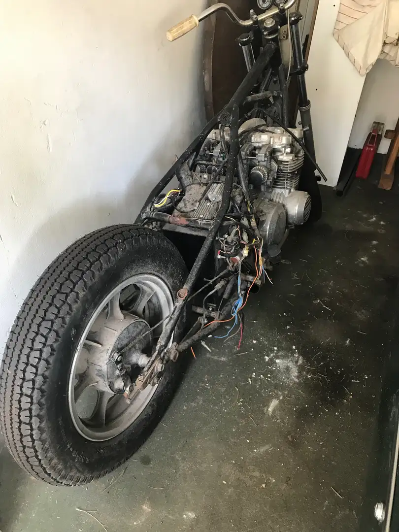 Kawasaki Z 550 Hardtail project Black - 2