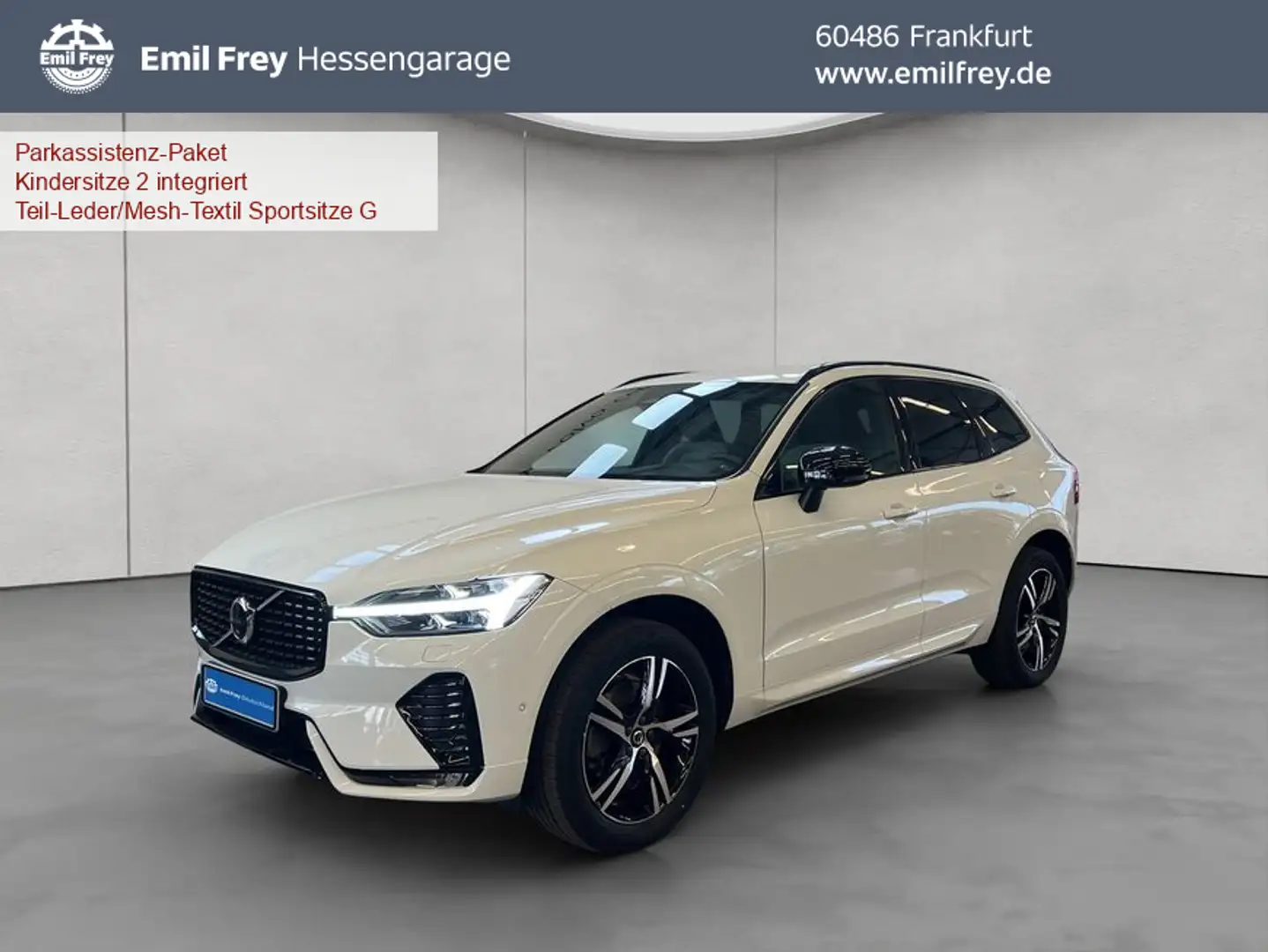 Volvo XC60 XC60 B4 R-Design Aut 360° Voll-LED AHK Google-Maps Wit - 1
