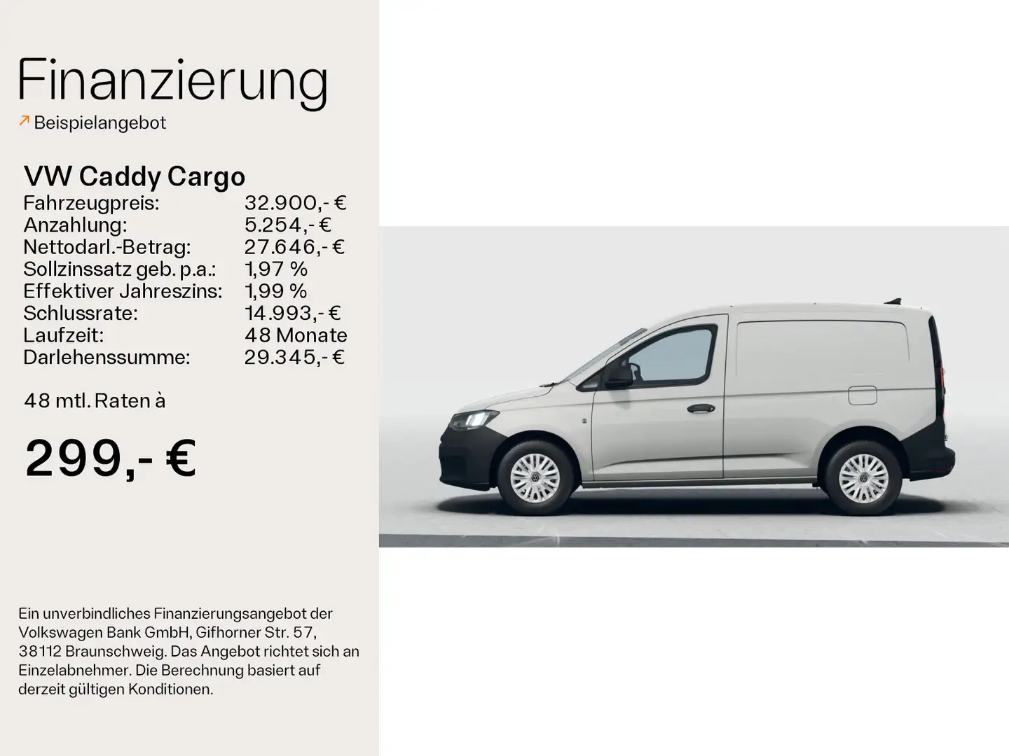 Volkswagen Caddy Cargo TDI *GJR*Winterpaket*Kunststoffboden Blanc - 2