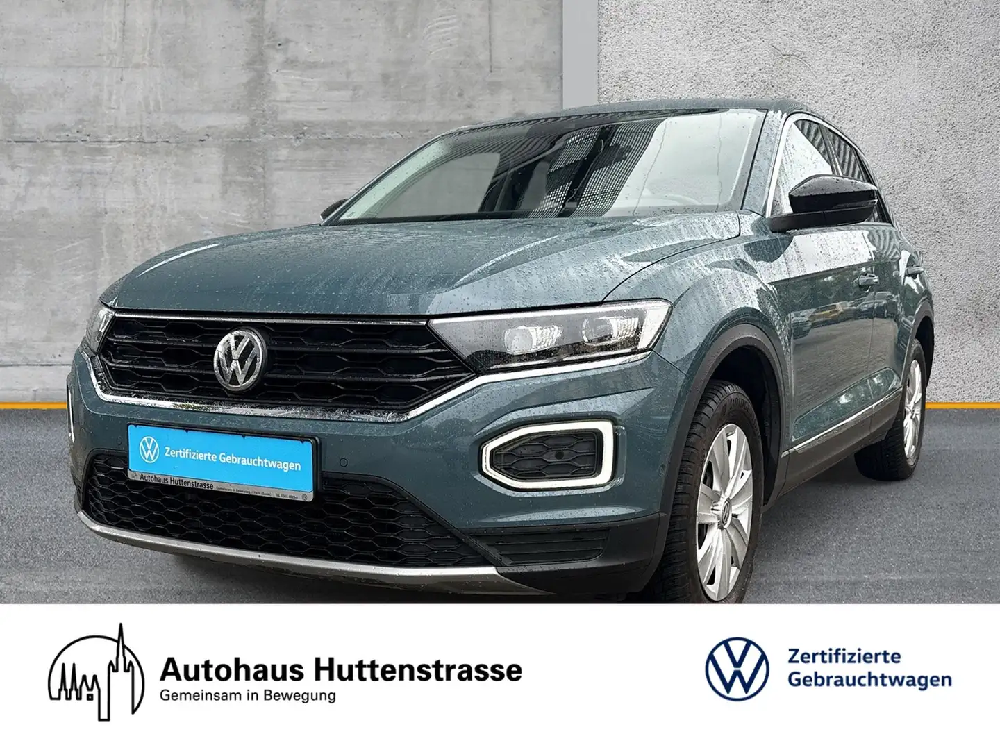 Volkswagen T-Roc 1.0 TSI IQ.DRIVE LED ACC Blau - 1